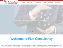 Tablet Screenshot of plusplacement.com